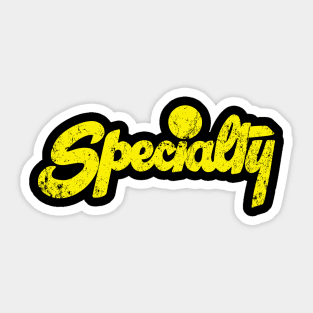 Specialty Records Sticker